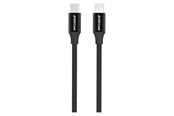 USB - GreyLime Braided USB-C to USB-C Cable Black 1 m - C21CC1M04