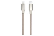 USB - GreyLime Braided USB-C to MFi Lightning Cable Beige 1 m - C21CL1M02