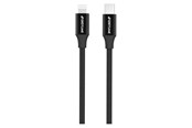 USB - GreyLime Braided USB-C to MFi Lightning Cable Black 2 m - C21CL2M04