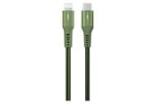 USB - GreyLime Braided USB-C to Lightning Cable Green 3 m - C21CL3M03