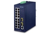 Switch/splitter - PLANET IGS-4215-16T2S Industrial L2/L4 16-Port 10/100/1000T + 2-Port 100/1000X SFP Managed Switch - IGS-4215-16T2S