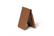 Mobil - Andre tilbehør - Mujjo Magsafe Wallet Stand in Luxurious Velore Leather - Tan - MUJJO-WS-001-TN