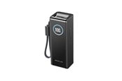 Nødlader - EcoFlow RAPID 25K 170W - 2x Innebygde 100W USB-C-kabler Nødlader - Svart - 25000 mAh - EF-RAPID25K100W-B-EU