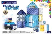 Byggesett - Magna-Tiles Politistasjon, 35 deler - 90352