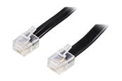 Nettverkskabel - Deltaco phone cable - 5 m - black - Svart - 5m - DEL-161B
