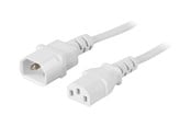 Strømkabel (intern) - Deltaco - power cable - IEC 60320 C14 to power IEC 60320 C13 - 3 m - DEL-113AV