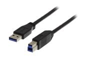 USB - Deltaco USB3-110S - USB cable - USB Type A to USB Type B - 1 m - USB3-110S