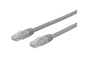 Nettverkskabel - Deltaco patch cable - 1.5 m - grey - Grå - 1m - TP-611AU