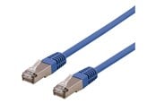 Nettverkskabel - Deltaco STP-61BAU - patch cable - 1 m - blue - Blå - 1m - STP-61BAU