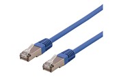 Nettverkskabel - Deltaco STP-63BAU - patch cable - 3 m - blue - Blå - 3m - STP-63BAU