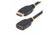 Skjermkabel - StarTech.com 3.3ft HDMI 2.0 Extension Cable 4K 60Hz M/F - HDMI extension cable - 1 m - HD2MF3FL