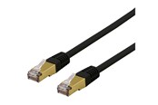 Nettverkskabel - Deltaco SFTP-611SAH - patch cable - 1.5 m - black - Svart - 1meter - SFTP-611SAH