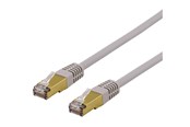Nettverkskabel - Deltaco SFTP-61AH - patch cable - 1 m - grey - Grå - 1meter - SFTP-61AH