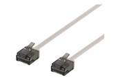 Nettverkskabel - Deltaco patch cable - 1 m - grey - Grå - 1meter - UUTP-2020