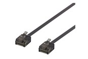 Nettverkskabel - Deltaco patch cable - 1 m - black - Svart - 1m - UUTP-2027