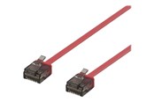 Nettverkskabel - Deltaco patch cable - 2 m - red - Rød - 2m - UUTP-2046