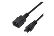 Strømkabel (intern) - Deltaco - power cable - IEC 60320 C14 to IEC 60320 C5 - 50 cm - 7333048060136