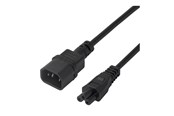 Strømkabel (intern) - Deltaco - power cable - IEC 60320 C14 to IEC 60320 C5 - 3 m - 7333048060167