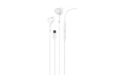 Hodetelefoner - STREETZ C220 - earphones with mic - C220-WHT