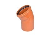 Dreneringsprodukter - Wavin PVC bend 30° 250mm - 550518