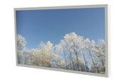 Skjermholder - HI-ND mounting kit - for digital signage LCD panel - landscape with polycarbonate protection - white - WC3200-0201-51