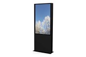 Veggmontering, AV-braketter & AV-møbler - HI-ND stand - totem - for flat panel - outdoor - black - Max - recommended for 55" - OD5517-5401-02