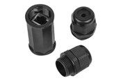 Nettverkskabel - Lanberg network coupler - black - Svart - AD-RJ45-OS6-IP67