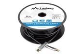 Skjermkabel - Lanberg HDMI cable with Ethernet - 80 m - CA-HDMI-20FB-0800-BK