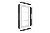 Veggmontering, AV-braketter & AV-møbler - Multibrackets M mounting component - for digital signage LCD panel - black - Max 63 kg - recommended for 55" - 7350105219191