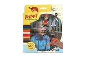 Kreative leker - Pippi vinduesmaling m/9 tusser & 4 motiver - 18286