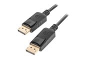 Skjermkabel - Lanberg - DisplayPort cable - DisplayPort to DisplayPort - 50 cm - CA-DPDP-10CC-0005-BK