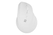 Mus - Natec CRAKE 2 - vertical mouse - Bluetooth 5.2 2.4 GHz - white - Vertical mouse - Optisk - 6 - Hvit - NMY-2257
