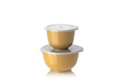 Kjøkkentilbehør - Rosti - Margrethe bowls Set of 2 + lids - Curry - 29937