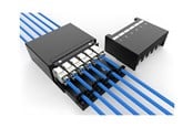 Tilbehør - DIGITUS consolidation point box - keystone modules with intelligent cable manager - DN-93708-6