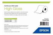 Papir, Fotopapir & Etiketter - Epson - continuous labels - high-glossy - 1 roll(s) - Roll (7.6 cm x 33 m) - 7113751