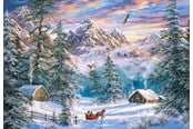 Puslespill - Castorland Mountain Christmas (1000) - C-104680-2