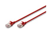 Nettverkskabel - DIGITUS patch cable - 2 m - red - Rød - 2m - DK-1632-A-020S-R