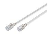 Nettverkskabel - DIGITUS patch cable - 1.5 m - grey - Grå - 1m - DK-1632-A-015S
