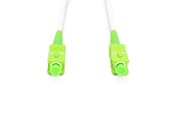 Nettverkskabel - DIGITUS FO patch cord Armored SM Simplex - 5m - Hvit - 5m - DK-2922A-05-SCA-SX