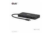 Dokkingstasjon - Club 3D - docking station - USB-C - HDMI - 1GbE - CSV-2552