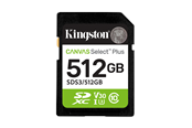Minnekort - Kingston Canvas Select Plus Gen3 SDXC - 150MB/s - 512GB - SDS3/512GB