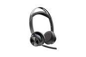 Hodetelefoner - HP Poly Voyager Focus 2-M USB-C-C Headset USB-C/A Adapter Charging Stand - A4HT2AA#AC3