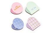 Skrivebordstilbehør - Kikkerland - Inkerie Magnetic Clips - Set of 4 - 4 x 4 x 2.75 cm - INK29