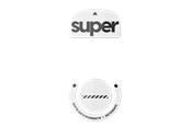 Musematte & Tilbehør - Pulsar Superglide (Type-C) for Logitech G PRO X SUPERLIGHT - Hvit - LGSSGW2