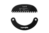 Musematte & Tilbehør - Pulsar Superglide Type-C for Xlite 2 Series - Svart - PX2SGB2