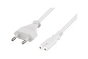 Strømkabel (intern) - Deltaco DEL-109JA - power cable - Europlug to power IEC 60320 C7 - 1 m - DEL-109JA