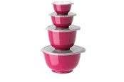 Kjøkkentilbehør - Rosti - Margrethe Bowls - Set of 4 + Lids (Beetroot) - 29966