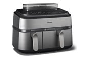 Andre kjøkkenapparater - Philips Series 5000 NA555 - double hot air fryer - silver - NA555/00