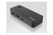 USB-hub - I-Tec - hub - universal KVM - 6 ports USB-hub - 6 porter - Svart - CAKVMHUB2A2C