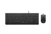 Tastatur - Lenovo Essential Wired Combo - Tastatur & Mussett - Norsk - Svart - 4X31R64425